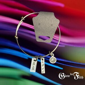 Mr. + Mr. LOVE Charm Bracelet – LGBTQ+ Handmade Pride Bangle